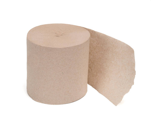 istock Toilet Paper Isolated on white background. 1265163424