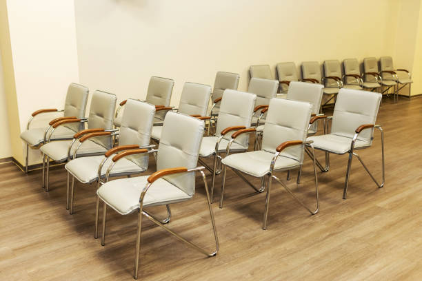 istock Empty chairs in the conference room business lounge 1265163447