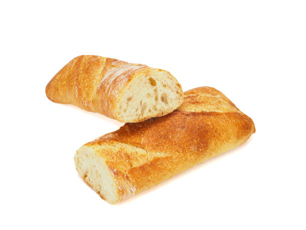 istock French baguette cut in half isolated on white 1265164260