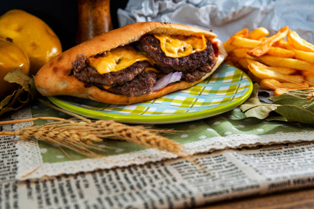 istock Traditional French sandwich steak Emmental 1265165140