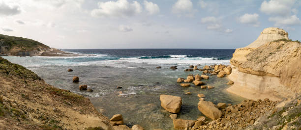 istock Ancient Salt Pans in Marsalforn, Gozo, Malta 1265167369