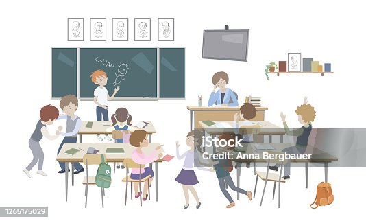 832 Classroom Bad Behavior Illustrations & Clip Art - iStock