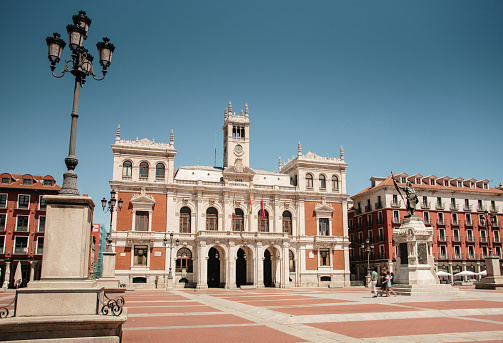 Town Hall building in Valladolid, Spain