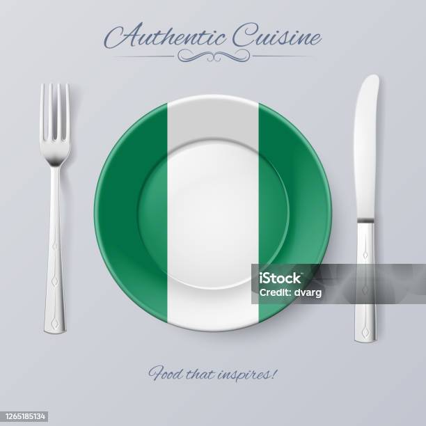 Authenticcuisinezflagcircicon Stockvectorkunst en meer beelden van Afrika - Afrika, Badge, Beschrijvende kleur