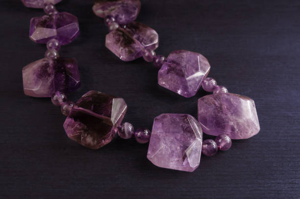istock close up of necklace with amethyst 1265189844