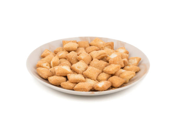 istock Indian Traditional Tea-Time Snack Shakkar pare 1265190944