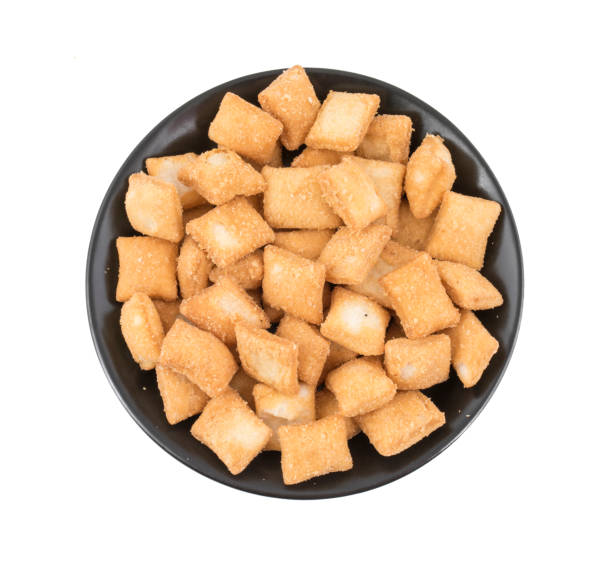 istock Indian Traditional Tea-Time Snack Shakkar pare 1265191917