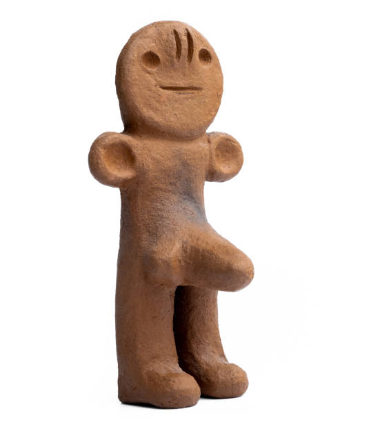istock Ancient clay male figurine from Canary Islands 1265193607