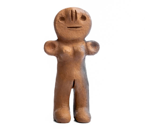 istock Ancient clay female figurine from Canary Islands 1265193608
