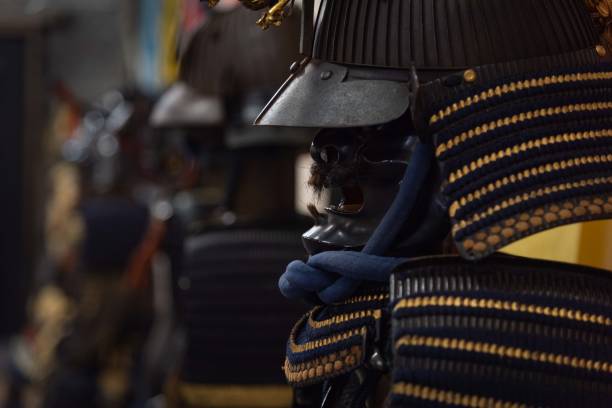 istock Traditional armor of a Japanese samurai 1265199935