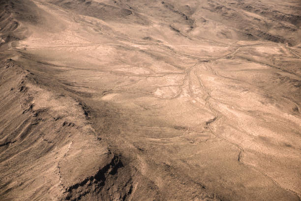 istock Aerial landform over Mojave desert in Nevada 1265200487