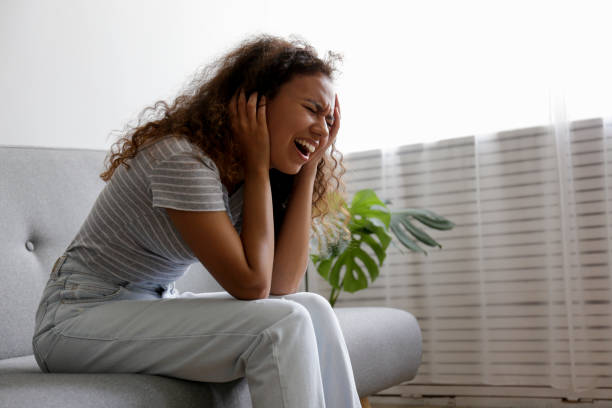 istock Sad lonely person at home 1265202249