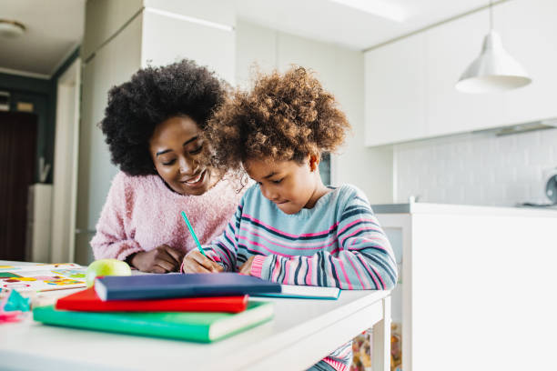 istock Young mother is learning with her daughter 1265208936