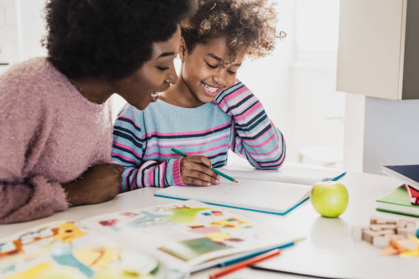 istock Young mother is learning with her daughter 1265211496