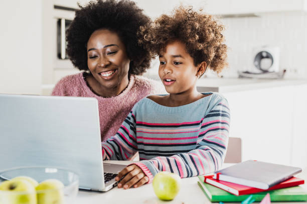 istock Young mother is learning with her daughter 1265211535