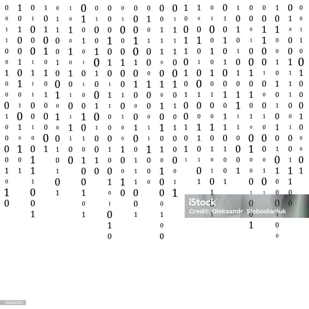 Abstract Matrix Background Binary Computer Code Coding Hacker Concept ...
