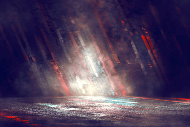 istock Futuristic gaming background or product showcase. 1265227696
