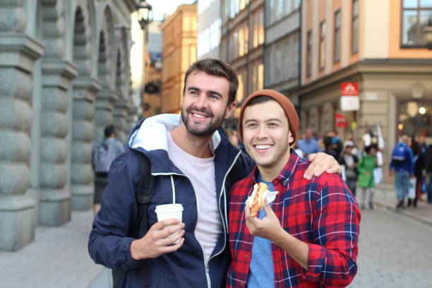 istock Young couple enjoying the city 1265231511