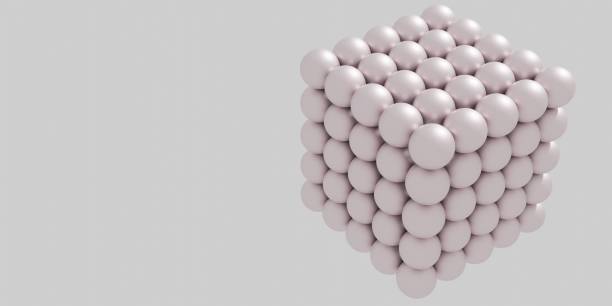 istock 3d rose gold cubes. Abstract primitive shapes on rose gold background. 3d illustration. 3d rendering. 1265231583