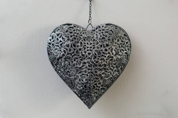 istock Heart made of metal 1265233976