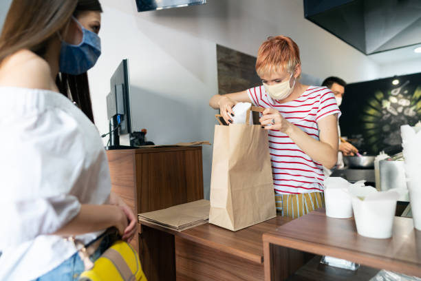 istock Quick-service restaurant in coronavirus times 1265235178