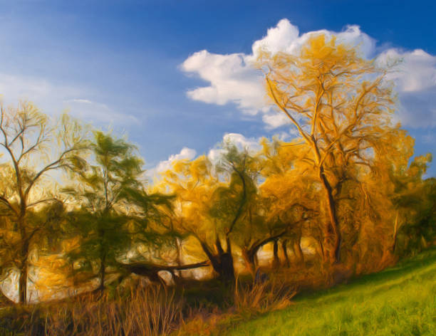 istock Oil landscape painting 1265238866