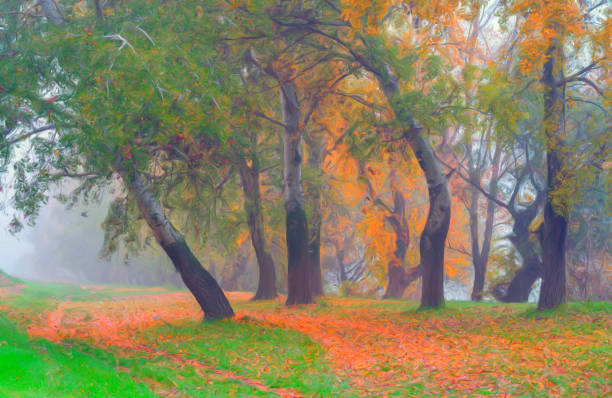 istock Oil landscape painting 1265238916