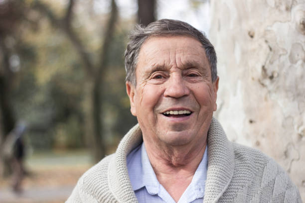 istock Portrait of senior man smiling 1265239086