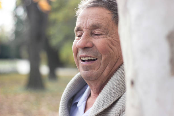 istock Portrait of senior man smiling 1265239107