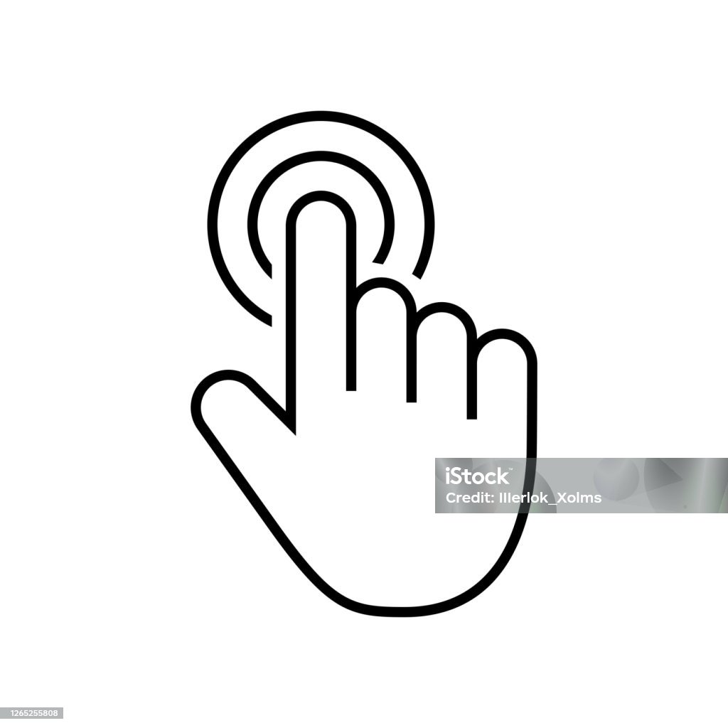 Chuột Máy Tính Bấm Vào Biểu Tượng Mũi Tên Màu Xám Con Trỏ Và Tải ...