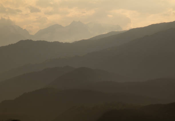 istock Mountain hill in the fog after a summer thunderstorm 1265261119