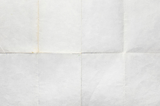 Old letter, paper folded, texture background