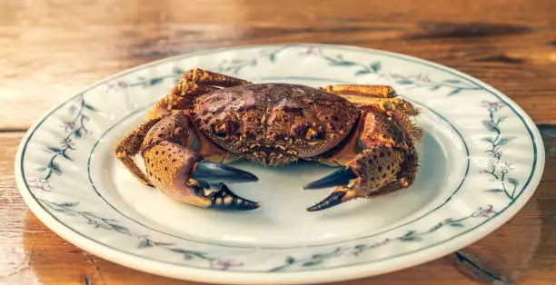 Photo of Boiled crab.