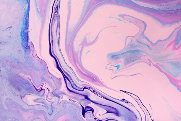 istock Fluid acrylic art. Hand painted beautiful pattern, wallpaper or background. 1265266638