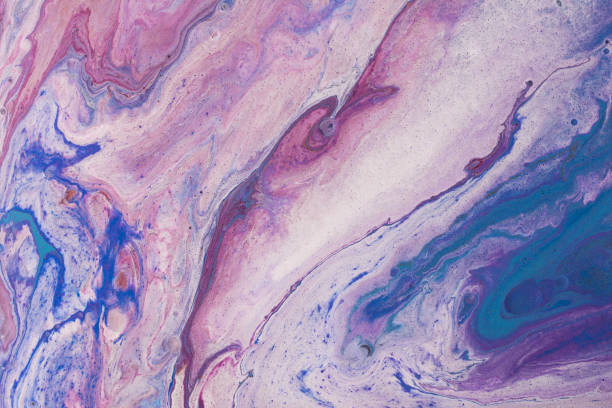 istock Fluid acrylic art. Hand painted beautiful pattern, wallpaper or background. 1265266687
