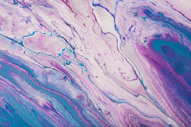 istock Fluid acrylic art. Hand painted beautiful pattern, wallpaper or background. 1265266692