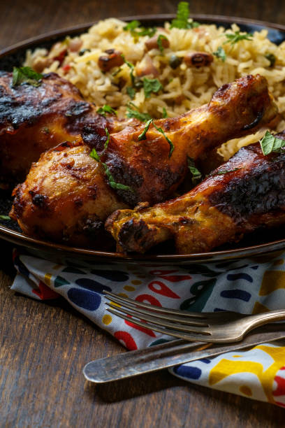 istock Barbecue Chicken Jollof Rice 1265268898