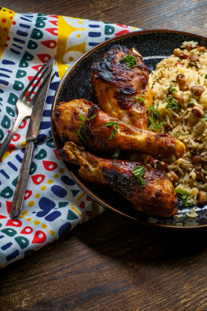 istock Barbecue Chicken Jollof Rice 1265268908