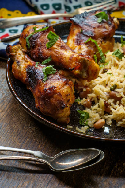 istock Barbecue Chicken Jollof Rice 1265268909