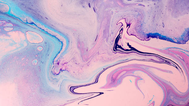 istock Fluid acrylic art. Hand painted beautiful pattern, wallpaper or background. 1265270179
