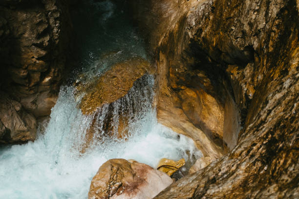 istock Hiking in a deserted gorge 1265270781
