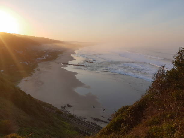 istock Sunset over the rocky coastline 1265271368