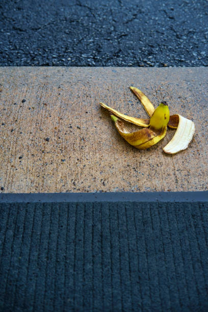 istock Slippery Comedy Banana Peel 1265274853