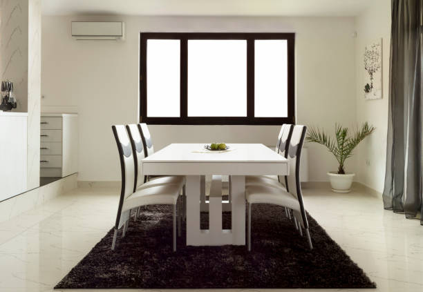 istock Modern living room with huge windows 1265292193