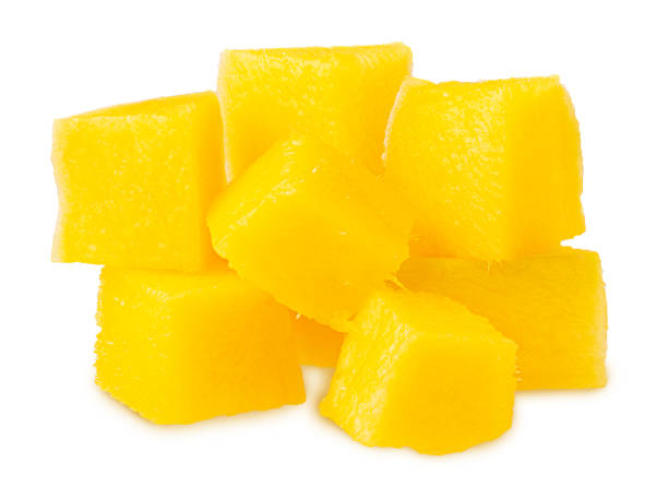 istock Mango exotic friut slice diced 1265292194