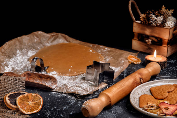 istock Cooking ginger gingerbread for the new year and Christmas. 1265297516