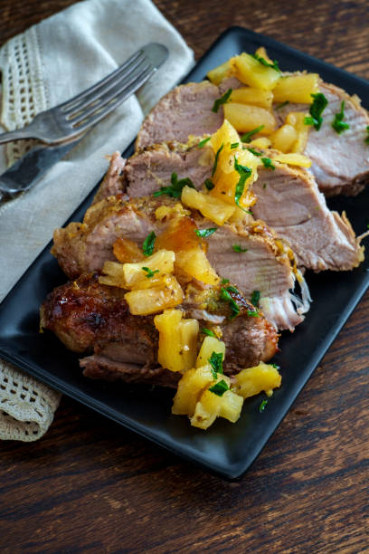 istock Cuban Pineapple Pork Loin 1265304860