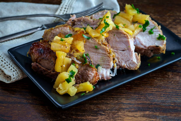istock Cuban Pineapple Pork Loin 1265304866