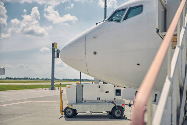 istock Device connected to the electrical system of an aircraft 1265305351