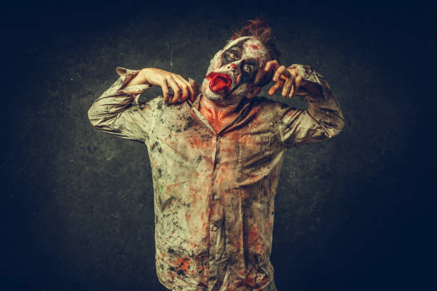 istock Angry Halloween Clown 1265315602
